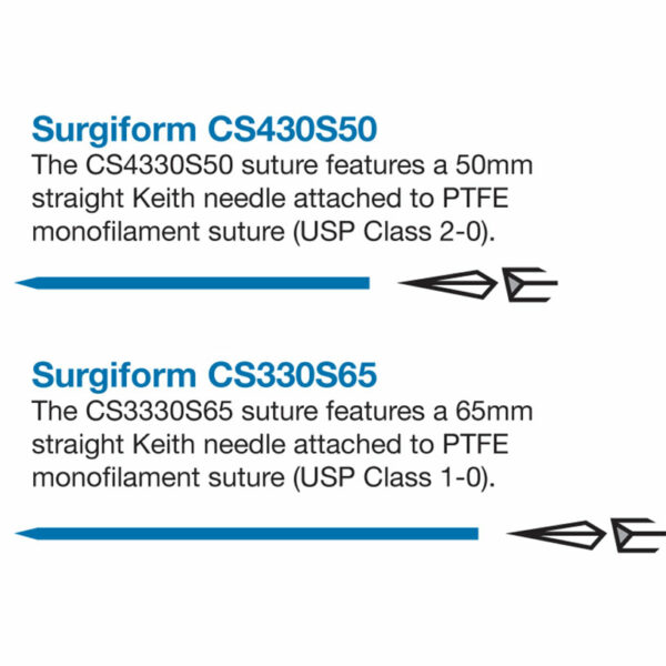 PTFE Suture with Straight Keith Needle - Image 5